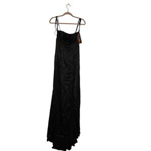 NWT‎ Cinderella Divine Black Gown Formal Dress Size small BD108